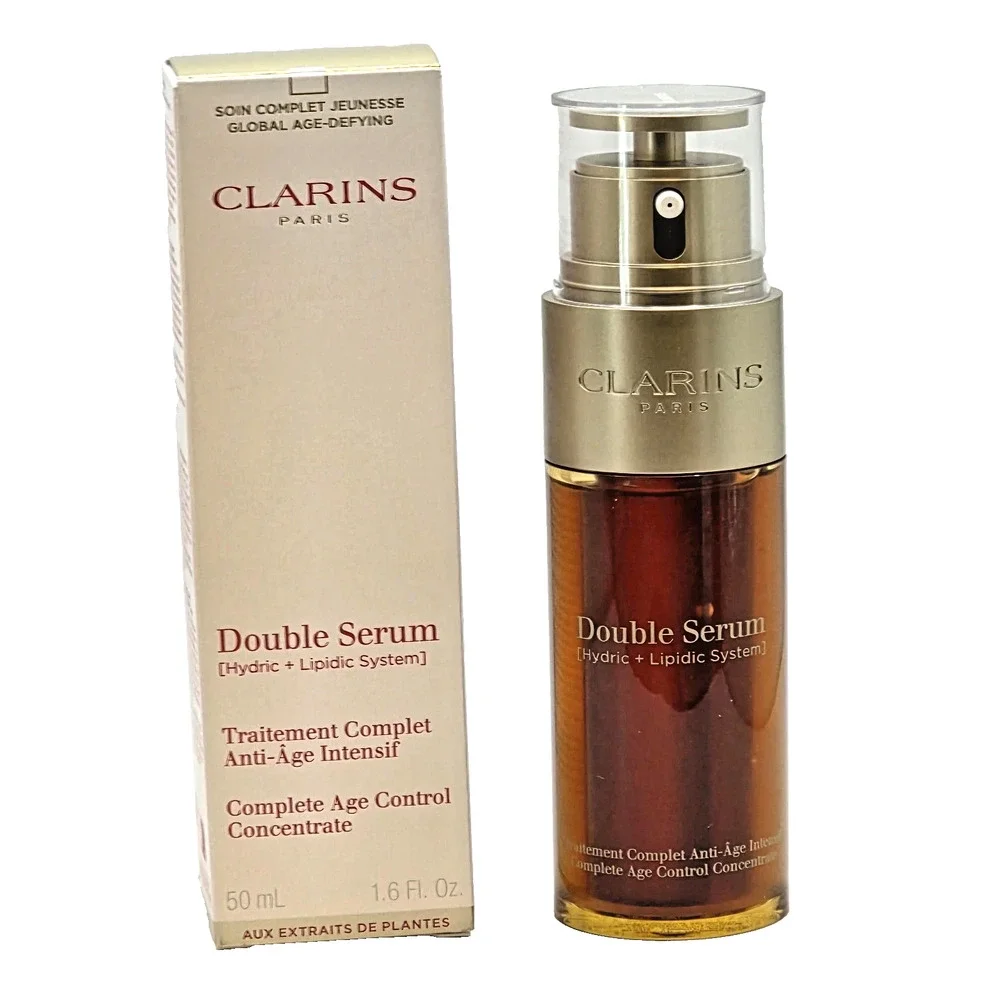 Clarins Double Serum Complete Age Control Concentrate 50ml/1.6oz New Authentic